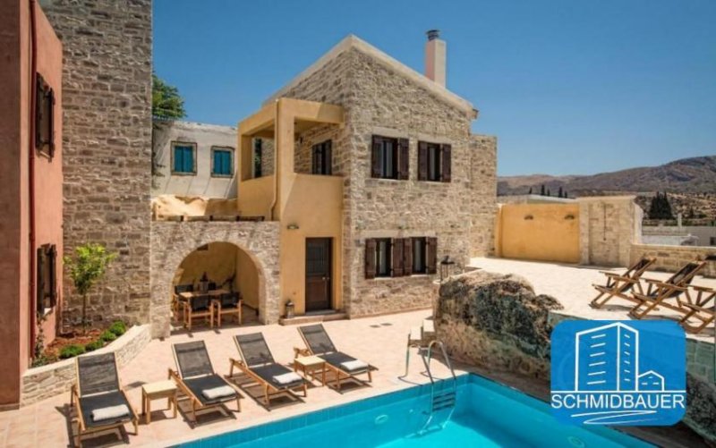 Sivas Kreta, Sivas: Steinvilla mit Swimmingpool zu verkaufen Haus kaufen